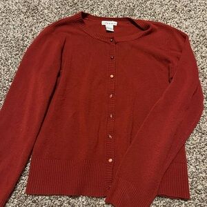 🌹Deep Red Button-Up Cardigan🌹